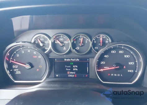 2021 Chevrolet Silverado 1500 2Wd Short Bed Custom из США, поврежденный, VIN 3GCPWBEK8MG287544